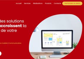 plateforme agence megatech Notre site Internet